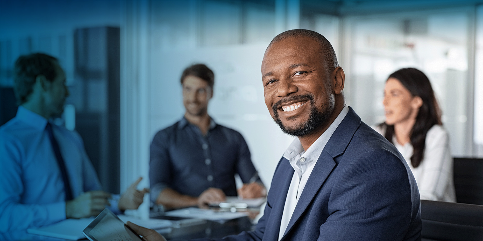 Man Smiling - Desktop